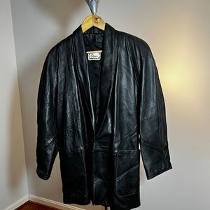 CHORDAS | Leather Jacket | black